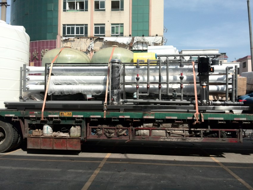 東莞水處理設(shè)備,20T/H廢水反滲透除鹽處理裝置